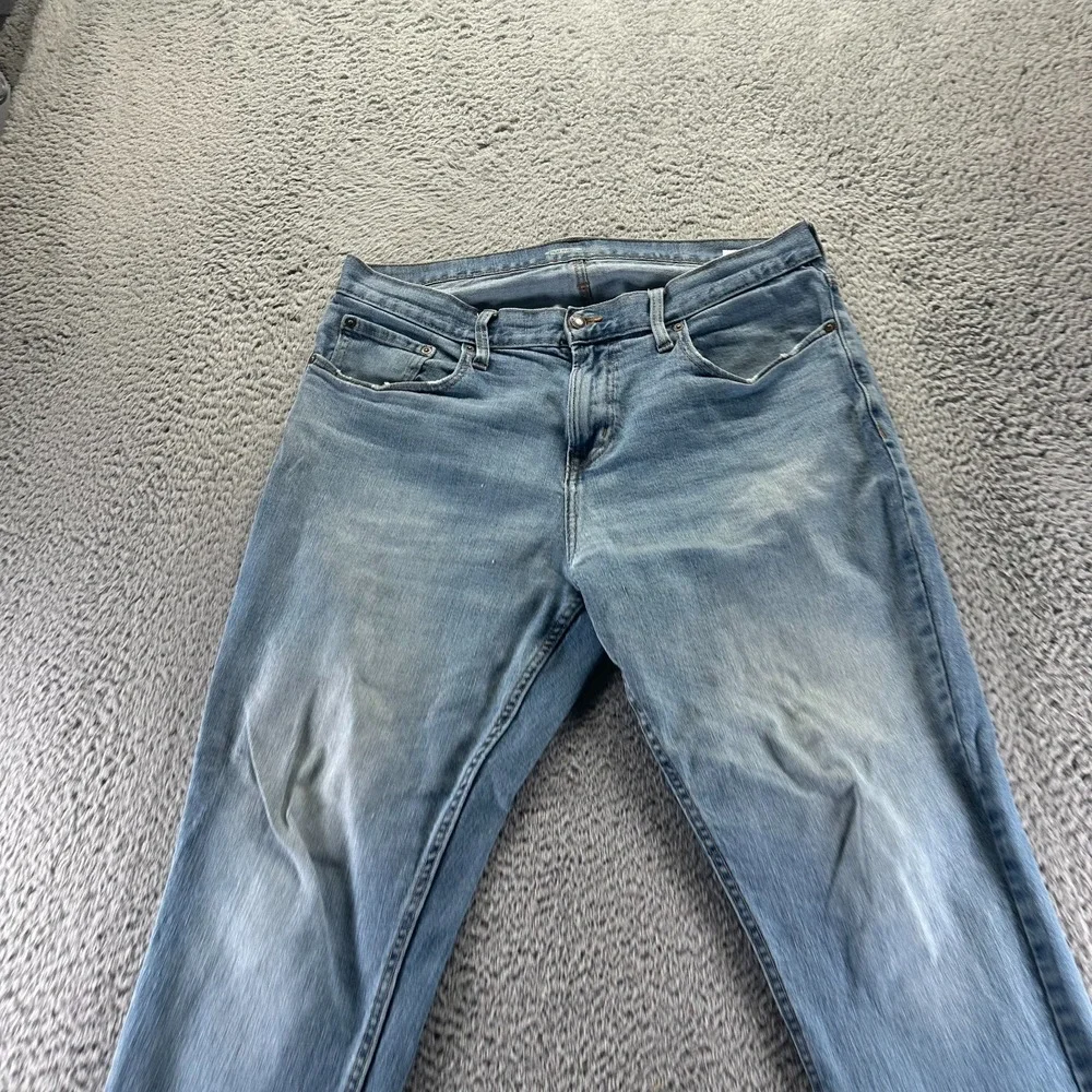 Old Navy Built-In Flex Jeans Mens 36x30 Blue Straight Leg Athletic Faded Stretch